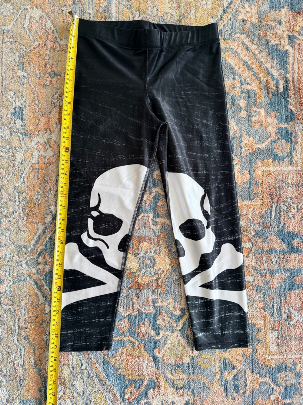 Terez Black Leggings with Soul Cycle Skull